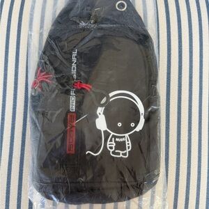 Black Music Headphone Pouch